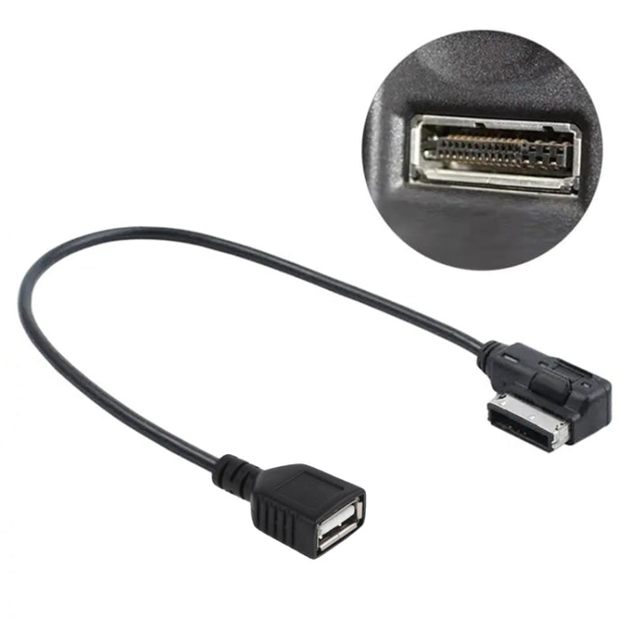 Multimedia Digital Audio AMI to USB Adapter Cable for Audi, AMI to USB Adapter Cable