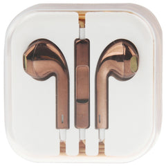 3.5mm Stereo Electroplating Wire Control Earphone for Android Phones / PC / MP3 Player / Laptops