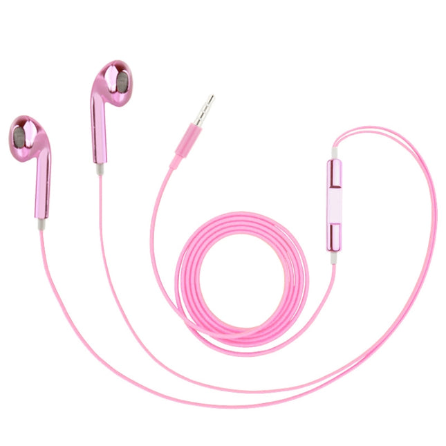 Auriculares estéreo con control por cable galvanizado de 3,5 mm para teléfonos Android, PC, reproductores de MP3 y portátiles