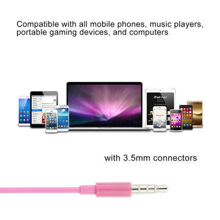 3,5-mm-Stereo-Kopfhörer mit galvanischer Kabelsteuerung für Android-Telefone/PC/MP3-Player/Laptops