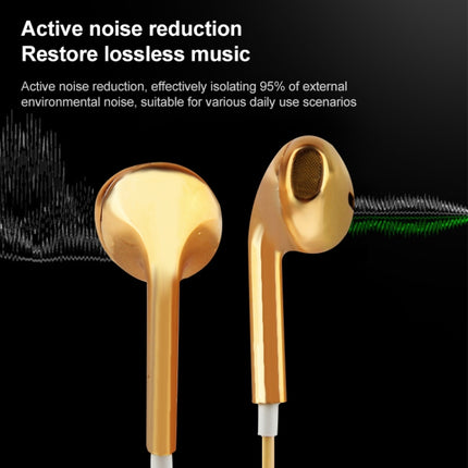 3,5-mm-Stereo-Kopfhörer mit galvanischer Kabelsteuerung für Android-Telefone/PC/MP3-Player/Laptops