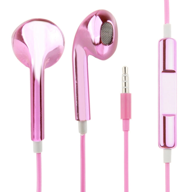 Auriculares estéreo con control por cable galvanizado de 3,5 mm para teléfonos Android, PC, reproductores de MP3 y portátiles