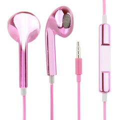 3.5mm Stereo Electroplating Wire Control Earphone for Android Phones / PC / MP3 Player / Laptops