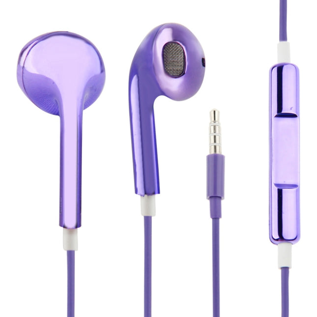 Auriculares estéreo con control por cable galvanizado de 3,5 mm para teléfonos Android, PC, reproductores de MP3 y portátiles