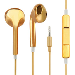 3.5mm Stereo Electroplating Wire Control Earphone for Android Phones / PC / MP3 Player / Laptops