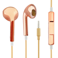 3.5mm Stereo Electroplating Wire Control Earphone for Android Phones / PC / MP3 Player / Laptops