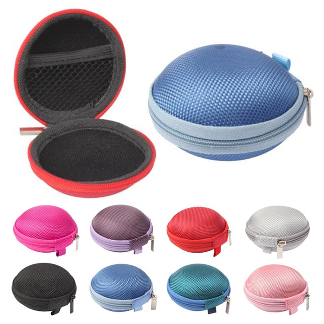 Grid Style Carrying Bag Box for Headphone / Earphone