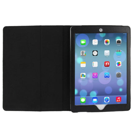 Litchi Texture Flip Ledertasche mit Halterung &amp; Sleep/Wake-up Funktion für iPad Air