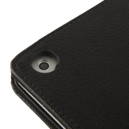 Litchi Texture Flip Ledertasche mit Halterung &amp; Sleep/Wake-up Funktion für iPad Air