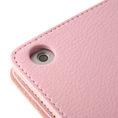 Litchi Texture Flip Leather Case with Holder & Sleep / Wake-up Function for iPad Air