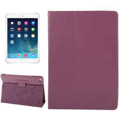 Litchi Texture Flip Leather Case with Holder & Sleep / Wake-up Function for iPad Air