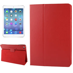 Litchi Texture Flip Leather Case with Holder & Sleep / Wake-up Function for iPad Air