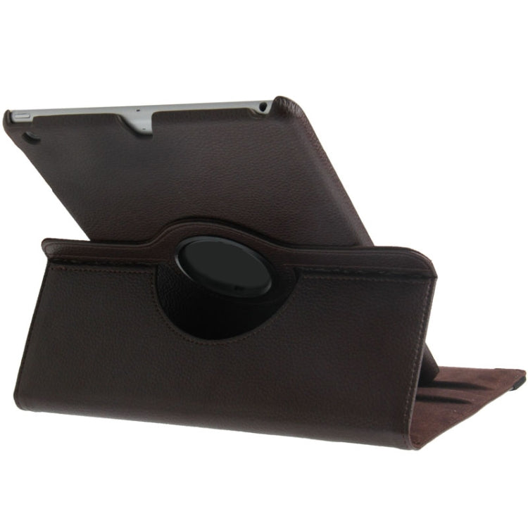 Litchi Texture 360 Degrees Rotation Leather Tablet Case with Holder for iPad Air / Air 2 / iPad 9.7 2017 / iPad 9.7 2018