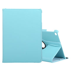 For iPad 9.7 (2018) & iPad 9.7 (2017) & Air 2 & Air 360 Degree Rotation Litchi Texture Leather Case with 2 Gears Holder