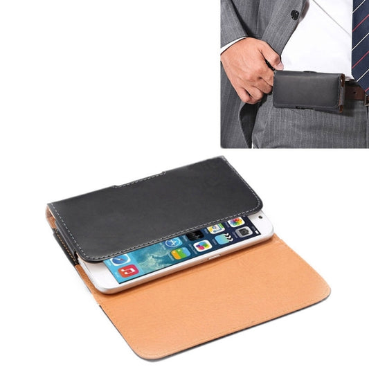 Crazy Horse Texture Vertical Flip Leather Case / Waist Bag with Back Splint for iPhone 5S