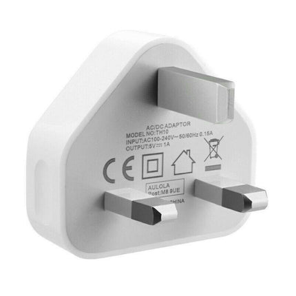 5 V/1 A (US-Stecker) USB-Ladeadapter für iPhone, Galaxy, Huawei, Xiaomi, LG, HTC und andere Smartphones, wiederaufladbare Geräte, EU-Stecker, UK-Stecker, US-Stecker