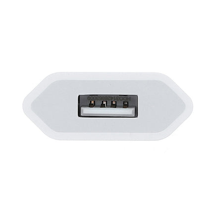 Hochwertiger 5V/1A USB-Ladeadapter mit EU-Stecker für iPhone, Galaxy, Huawei, Xiaomi, LG, HTC und andere Smartphones sowie wiederaufladbare Geräte
