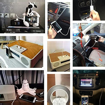 Sync-Datenkabel-Adapter, 8-poliger Stecker auf 30-polige Buchse, Kabellänge: 14 cm, 14 cm, 8-poliger Stecker auf 30-polig