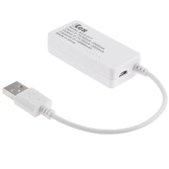 KCX-017 Mini comprobador de capacidad de energía móvil, voltaje USB - KCX-017 Blanco