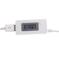 KCX-017 Mini comprobador de capacidad de energía móvil, voltaje USB - KCX-017 Blanco