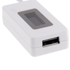 KCX-017 Mini comprobador de capacidad de energía móvil, voltaje USB - KCX-017 Blanco