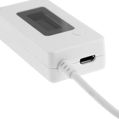 KCX-017 Mini comprobador de capacidad de energía móvil, voltaje USB - KCX-017 Blanco