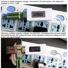 KCX-017 Mini comprobador de capacidad de energía móvil, voltaje USB - KCX-017 Blanco