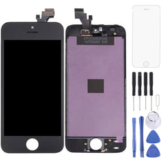 LCD Screen with Frame for iPhone 5, 3 in 1 for i5 White, 3 in 1 for i5 Black