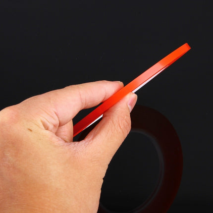 5mm Width Double Sided Adhesive Sticker Tape for iPhone / Samsung / HTC Mobile Phone Touch Panel Repair, Length: 25m, Width: 5mm(Red)