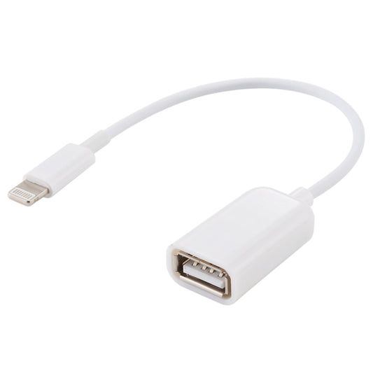 USB Female to 8pin Male OTG Adapter Cable, Support iOS 10.2 and Below, Length: 18cm