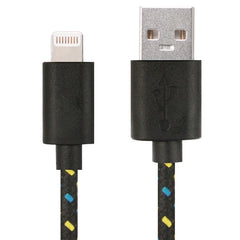 3m Nylon Netting Style USB Data Transfer Charging Cable for iPhone, iPad