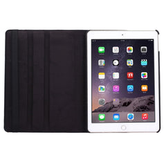 360 Degree Rotation Litchi Texture Flip Leather Case with 2 Gears Holder for iPad Air 2, For iPad Air 2