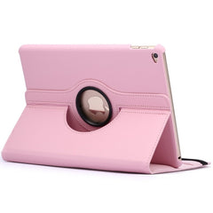 360 Degree Rotation Litchi Texture Flip Leather Case with 2 Gears Holder for iPad Air 2, For iPad Air 2