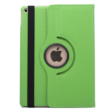 360 Degree Rotation Litchi Texture Flip Leather Case with 2 Gears Holder for iPad Air 2, For iPad Air 2