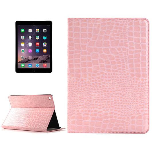 Crocodile Texture Horizontal Flip Leather Case with Holder & Card Slots & Wallet for iPad Air 2