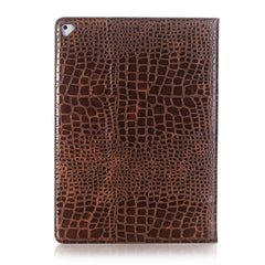 Funda de piel con tapa horizontal con textura de cocodrilo, ranuras para tarjetas y billetera para iPad Air 2
