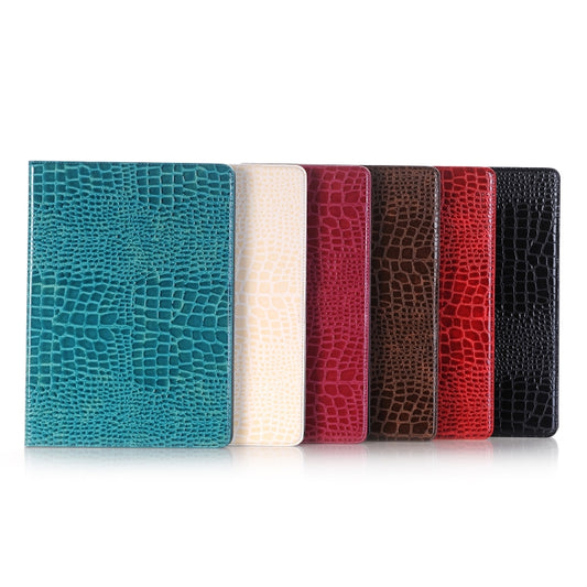 Crocodile Texture Horizontal Flip Leather Case with Holder & Card Slots & Wallet for iPad Air 2