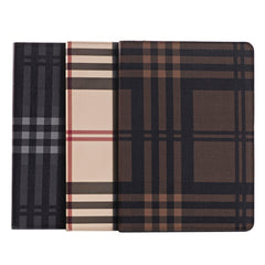 Plaid Texture Leather Case with Holder & Card Slots & Money Pocket for iPad Air 2