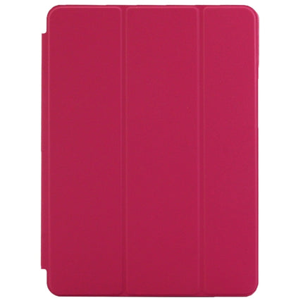 3-fold Naturally Treated Smart Leather Case with Sleep / Wake-up Function & Holder for iPad Air 2