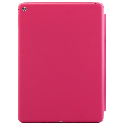 3-fold Naturally Treated Smart Leather Case with Sleep / Wake-up Function & Holder for iPad Air 2