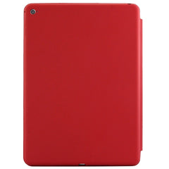 3-fold Naturally Treated Smart Leather Case with Sleep / Wake-up Function & Holder for iPad Air 2