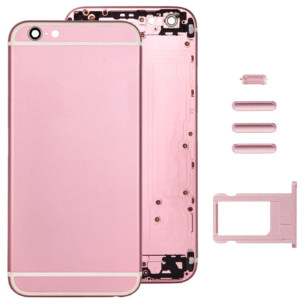 Full Assembly  Housing Cover for iPhone 6, Including Back Cover & Card Tray & Volume Control Key & Power Button & Mute Switch Vibrator Key, For iPhone 6(with side kyes)