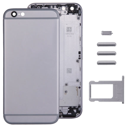 Full Assembly  Housing Cover for iPhone 6, Including Back Cover & Card Tray & Volume Control Key & Power Button & Mute Switch Vibrator Key, For iPhone 6(with side kyes)