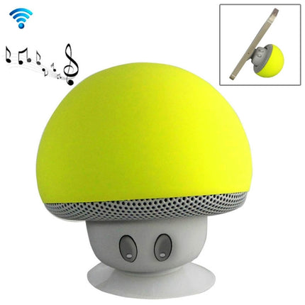 Bluetooth-Lautsprecher in Pilzform mit Saughalterung