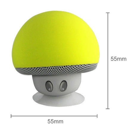 Bluetooth-Lautsprecher in Pilzform mit Saughalterung