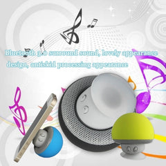 Mushroom Shape Bluetooth Speaker with Suction Holder