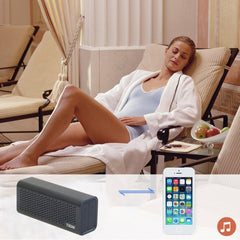 Altavoz Bluetooth NFC recargable portátil YM-308, compatible con tarjeta TF