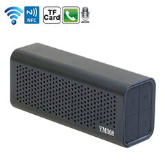 Altavoz Bluetooth NFC recargable portátil YM-308, compatible con tarjeta TF