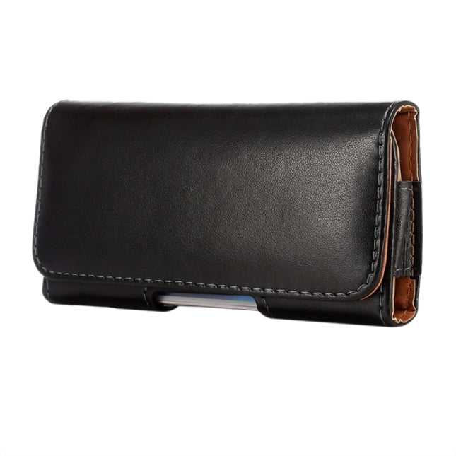 Horizontal Style Lamb Skin Texture Waist Bag with Back Splint for iPhone 6 / Galaxy S4 / S3