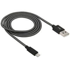 Net Style Metal Head 8 Pin to USB Data / Charger Cable, Cable Length: 1m